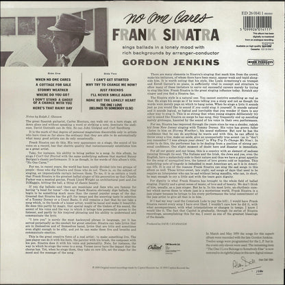 Frank Sinatra : No One Cares (LP, Album, RE, RM)