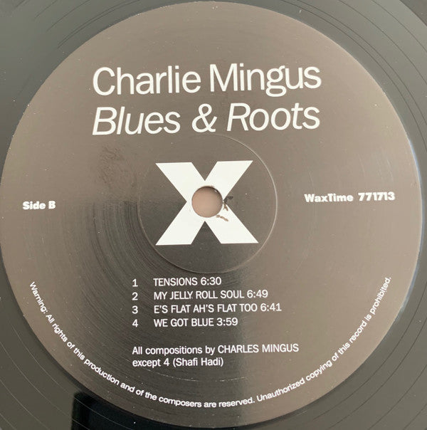 Charles Mingus : Blues & Roots (LP, Album, RE, RM, 180)