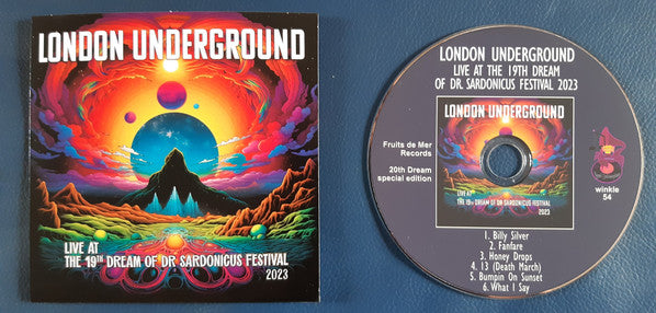 London Underground (2) : Fruits De Mer Records 20th Dream Of Dr Sardonicus Festival London Underground Live At The 19th Dream Of Dr Sardonicus Festival 2023 (LP, Album, Ltd, 60  + CDr, Album)