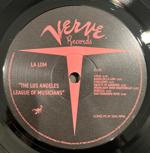 La Lom : The Los Angeles League Of Musicians (LP)