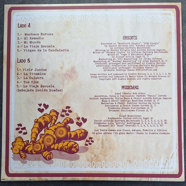 Kumbia Boruka : El Remedio (LP, Album, yel)