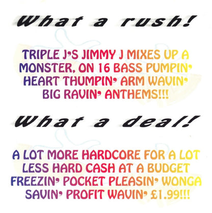 Jimmy J : Wow (What A Rush) (CD, Mixed)