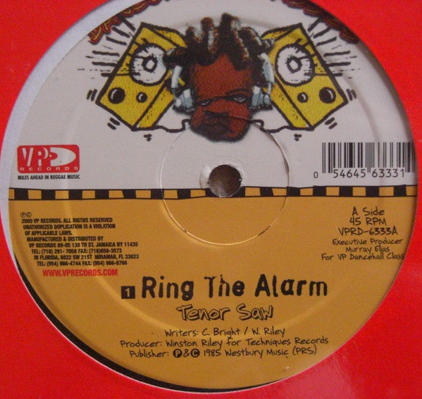 Tenor Saw / Nardo Ranks : Ring The Alarm / Skin Out (12", RP)