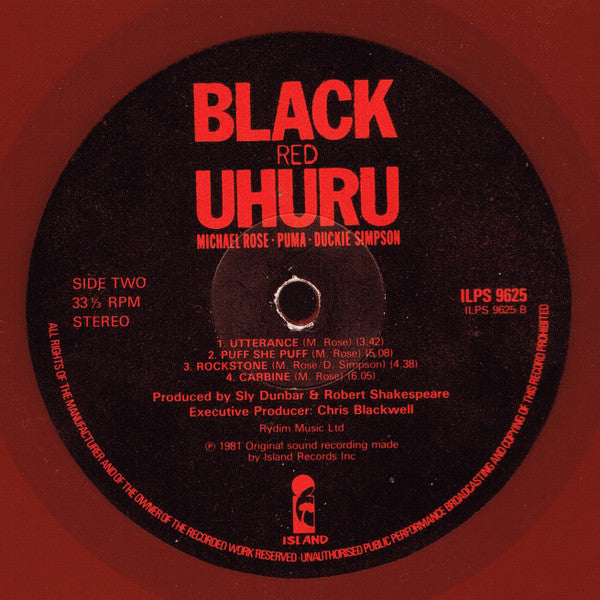 Black Uhuru : Red (LP, Album, Red)