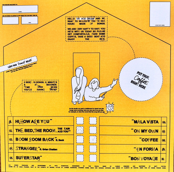 Hinds : Viva Hinds (LP, Ltd, Yel)