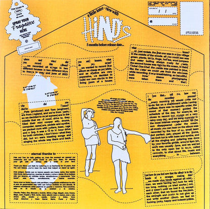 Hinds : Viva Hinds (LP, Ltd, Yel)