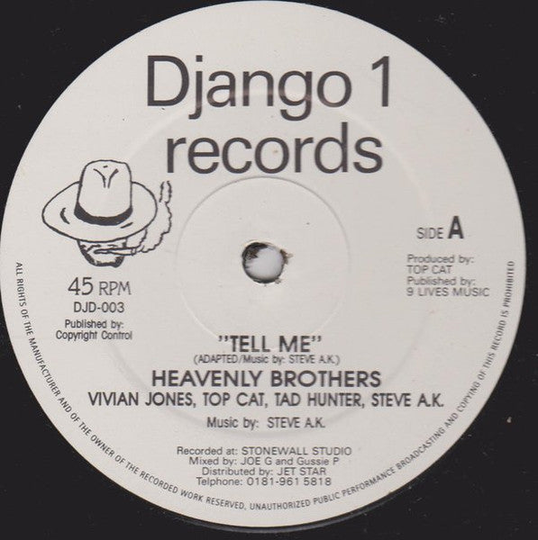 Heavenly Brothers : Tell Me (12")