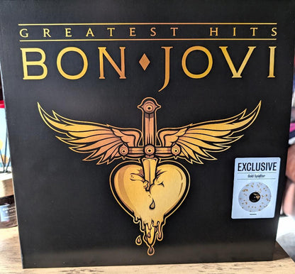 Bon Jovi : Greatest Hits (2xLP, Album, Comp, RE, Gol)