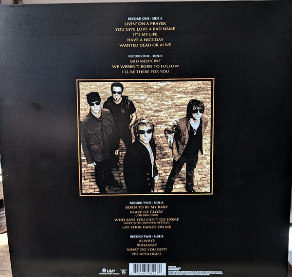 Bon Jovi : Greatest Hits (2xLP, Album, Comp, RE, Gol)