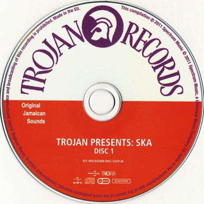 Various : Trojan Presents: Ska - 40 Jamaican Rude-Boy Sounds (2xCD, Comp)