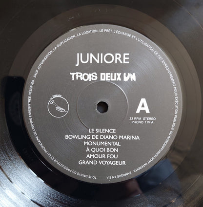 Juniore : Trois Deux Un (LP, Album)