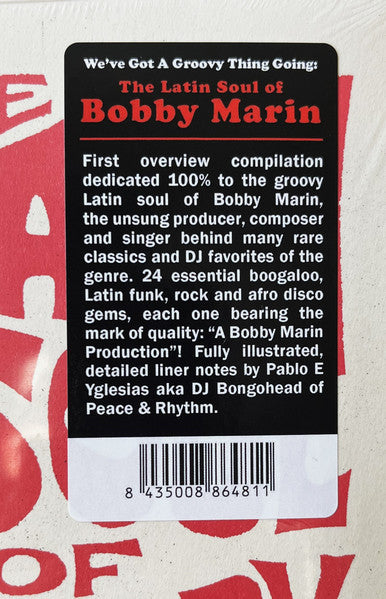 Various : We've Got A Groovy Thing Going - The Latin Soul Of Bobby Marin (2xLP, Comp, RM)