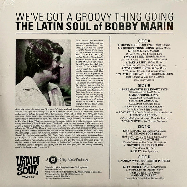 Various : We've Got A Groovy Thing Going - The Latin Soul Of Bobby Marin (2xLP, Comp, RM)