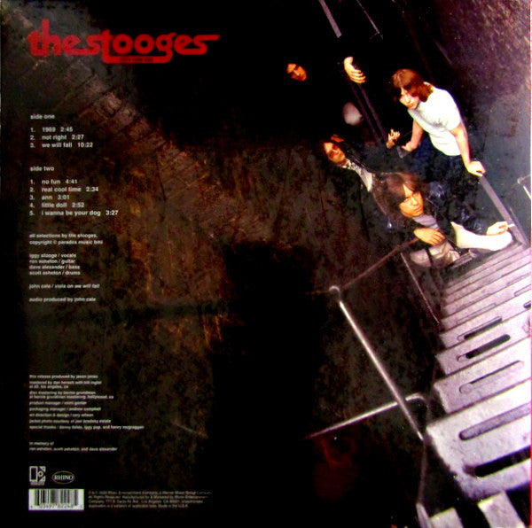 The Stooges : The Stooges (John Cale Mix) (LP, Album, RE, RM, Red)