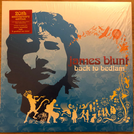 James Blunt : Back To Bedlam (LP, Album, RE, RM, Red)