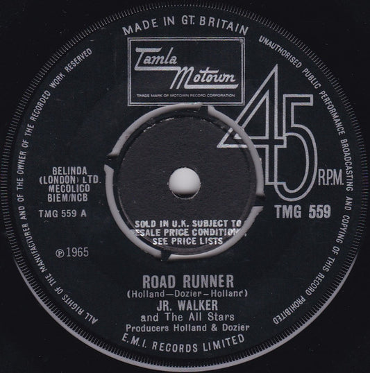 Jr. Walker And The All Stars* : Road Runner (7", Single, 4-P)