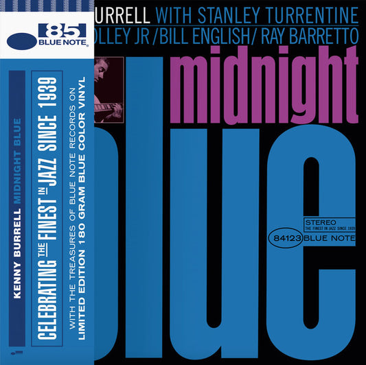 Kenny Burrell : Midnight Blue (LP, Album, Ltd, RE, RP, Blu)