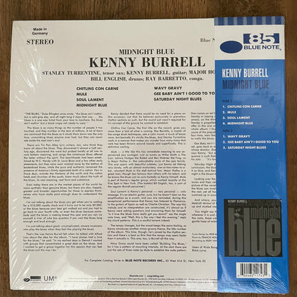 Kenny Burrell : Midnight Blue (LP, Album, Ltd, RE, RP, Blu)