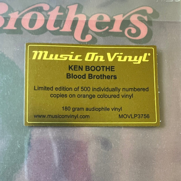 Ken Boothe : Blood Brothers (LP, Album, Num, RE, Ora)