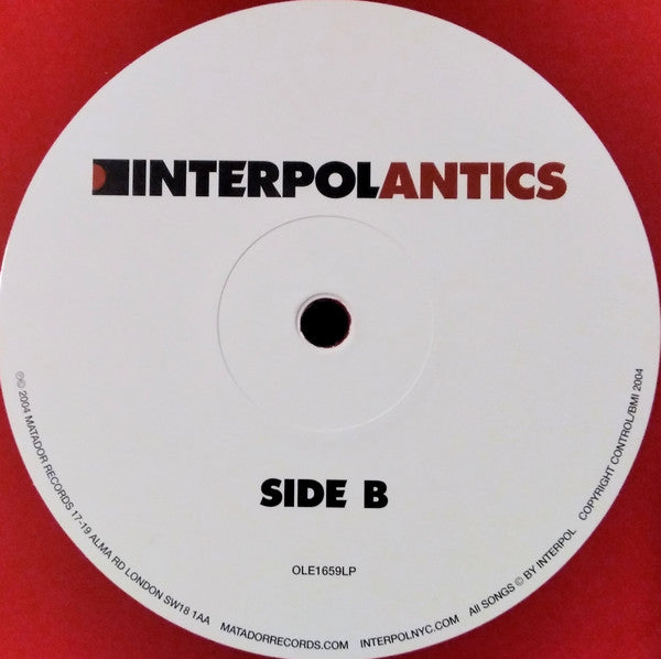 Interpol : Antics (LP, Album, Ltd, RE, RP, Red)