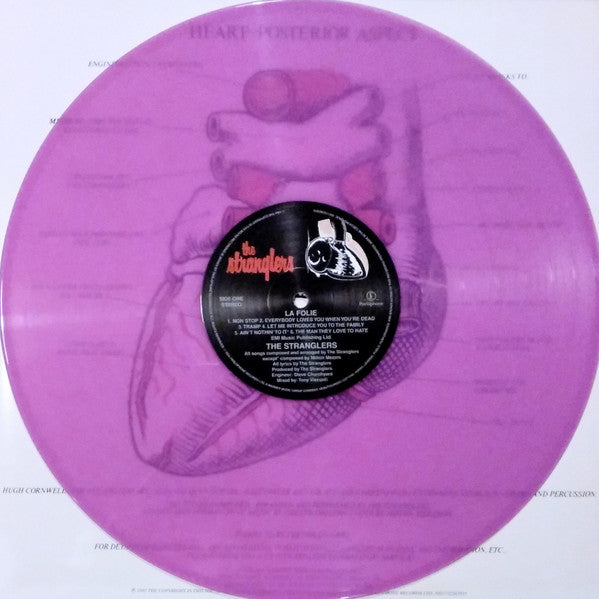 The Stranglers : La Folie (LP, Album, Ltd, RE, Pin)