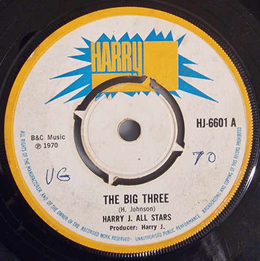 Harry J. All Stars / Lloyd Robinson : The Big Three / Lavender (7", Single)