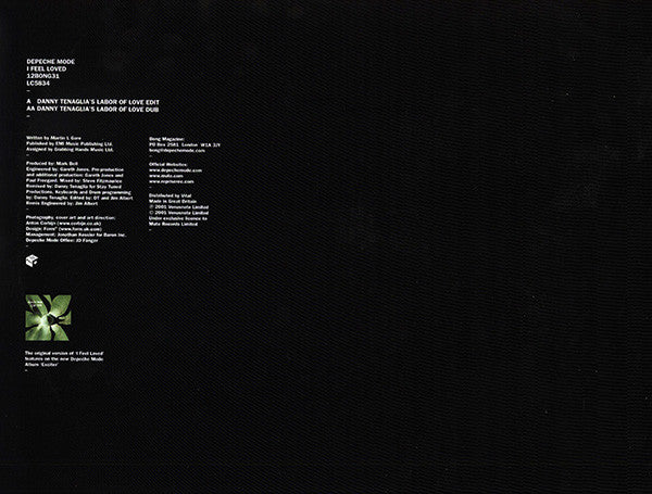 Depeche Mode : I Feel Loved (12", Single)