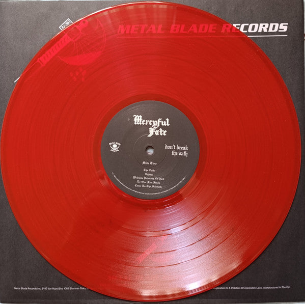 Mercyful Fate : Don't Break The Oath (LP, Album, RE, RP, Red)