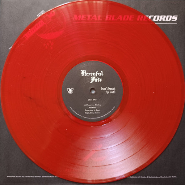 Mercyful Fate : Don't Break The Oath (LP, Album, RE, RP, Red)