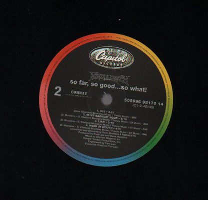 Megadeth : So Far, So Good... So What! (LP, Album, RE)