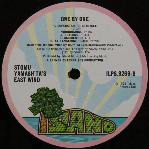 Stomu Yamash'ta's East Wind : One By One (LP, Album)