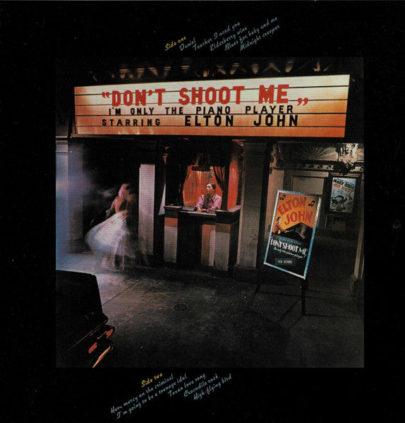 Elton John : Don't Shoot Me I'm Only The Piano Player (LP, Album, Ltd, RE, Red)