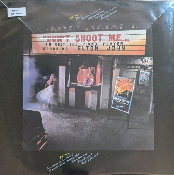 Elton John : Don't Shoot Me I'm Only The Piano Player (LP, Album, Ltd, RE, Red)