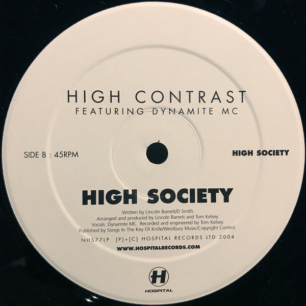 High Contrast : High Society (4x12", Album)