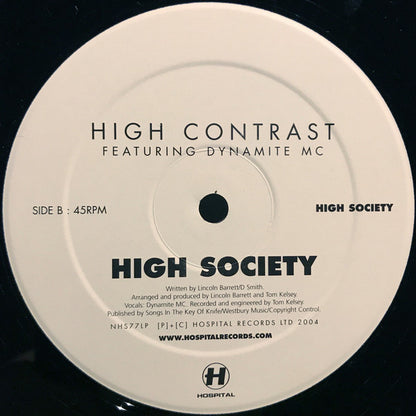 High Contrast : High Society (4x12", Album)