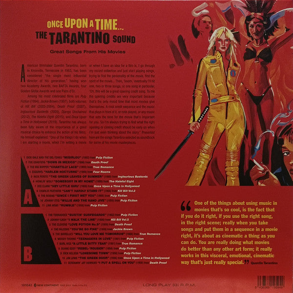 Various : Once Upon A Time... The Tarantino Sound (LP, Comp, Red)