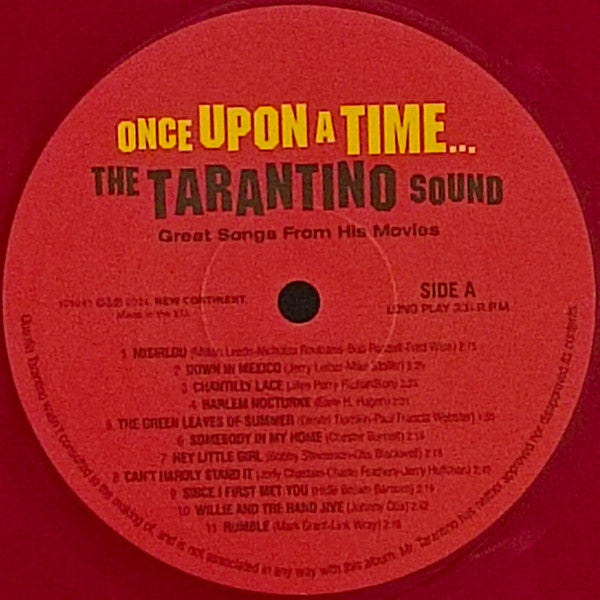 Various : Once Upon A Time... The Tarantino Sound (LP, Comp, Red)