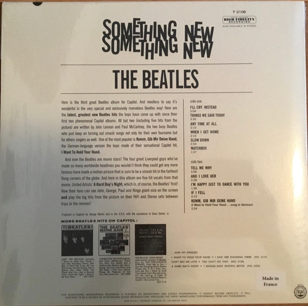 The Beatles : Something New (LP, Album, Mono, RE)