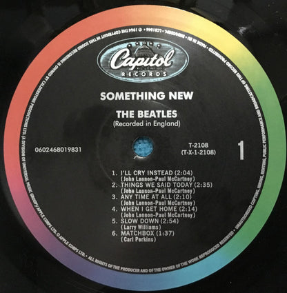 The Beatles : Something New (LP, Album, Mono, RE)
