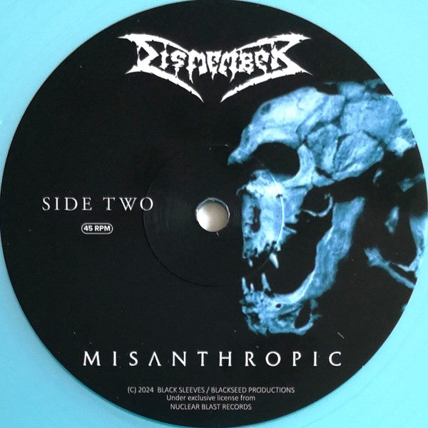 Dismember : Misanthropic (12", EP, Ltd, RE, RM, Blu)
