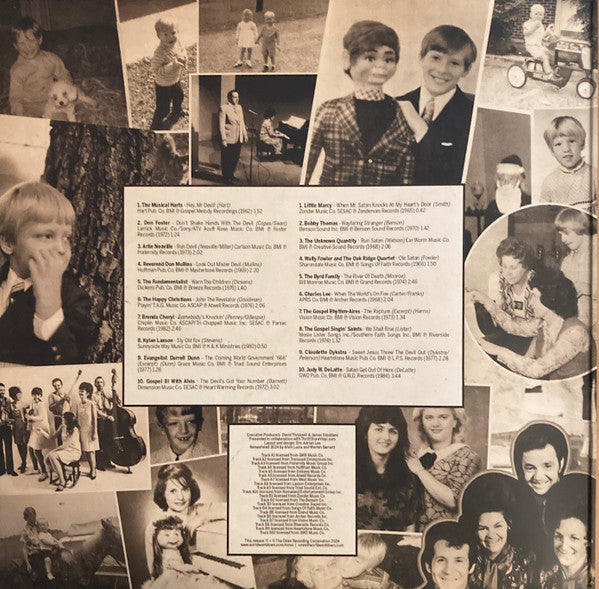 Various : Hey, Mr Devil!: Apocalyptic Gospel And Rapture Rockabilly From Private Press Prophets (1962-1986) (LP, Comp, Mono, Ltd, M/Print, RM, Whi)