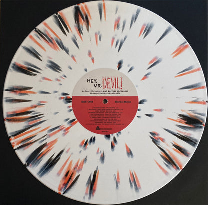 Various : Hey, Mr Devil!: Apocalyptic Gospel And Rapture Rockabilly From Private Press Prophets (1962-1986) (LP, Comp, Mono, Ltd, M/Print, RM, Whi)