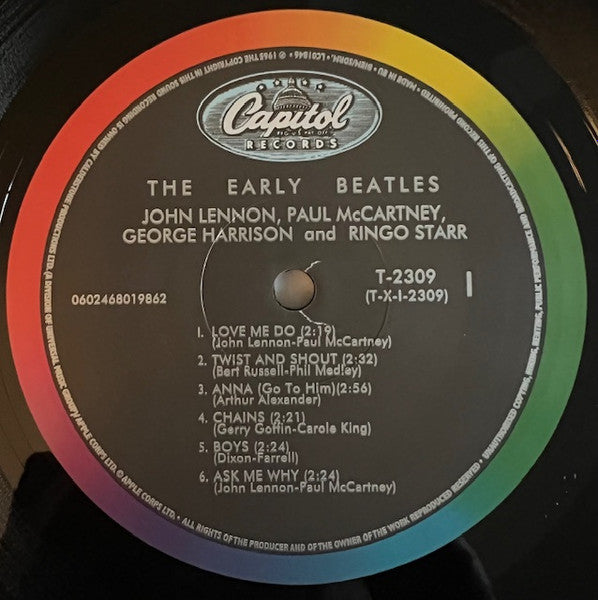 The Beatles : The Early Beatles (LP, Comp, Mono, RE)