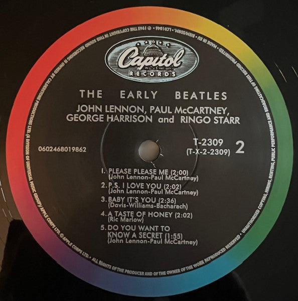 The Beatles : The Early Beatles (LP, Comp, Mono, RE)