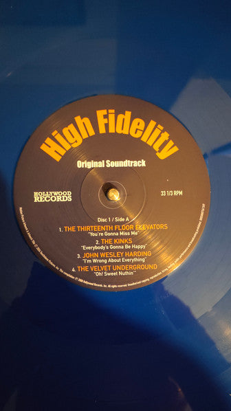 Various : High Fidelity (Original Soundtrack) (2xLP, RSD, Comp, Ltd, RE, Blu)