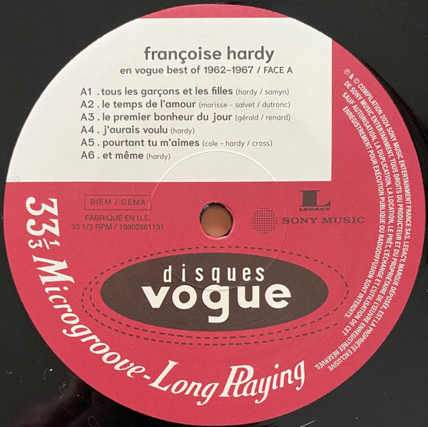 Françoise* : Françoise Hardy En Vogue (Best Of 1962-1967) (2xLP, Comp, RM)