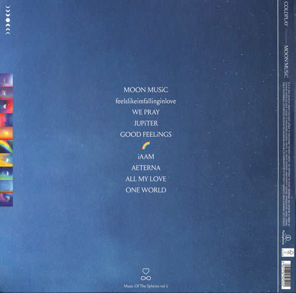 Coldplay : Moon Music (LP, Album, Cle)