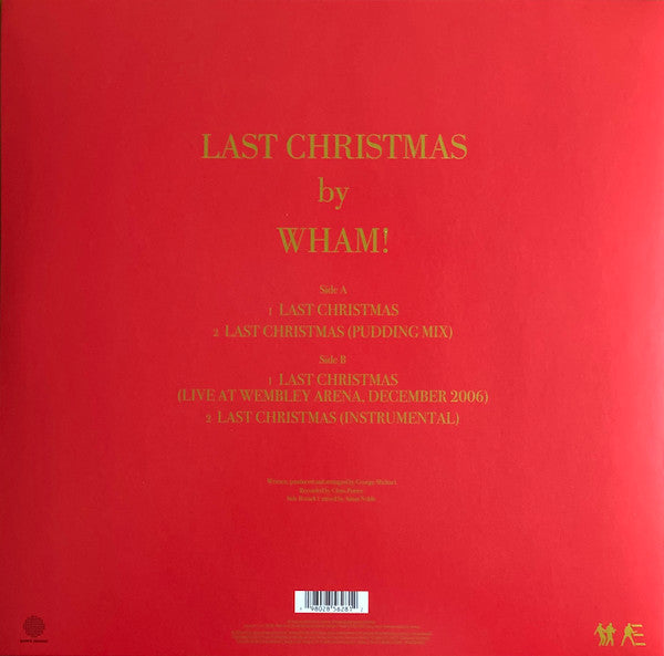Wham! : Last Christmas (12", EP, Ltd, Sno)