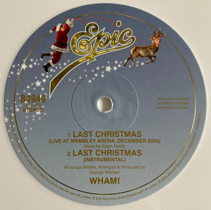 Wham! : Last Christmas (12", EP, Ltd, Sno)