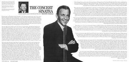 Frank Sinatra : The Concert Sinatra (LP, Album, Ltd, Num, RE, RM, S/Edition, Gat)